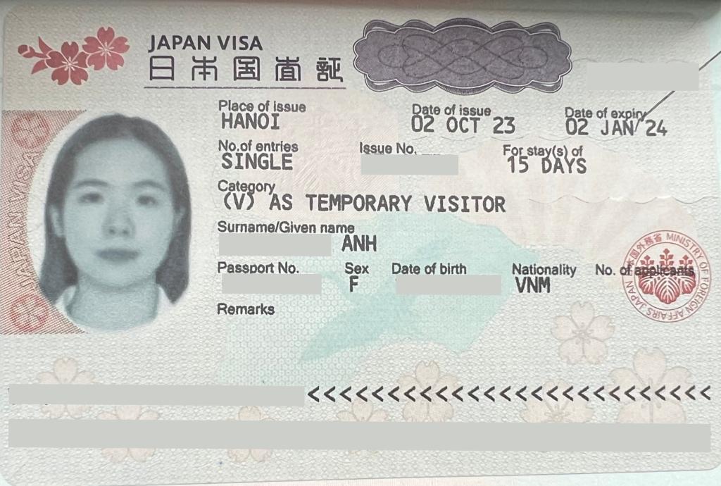 Xin visa du lịch Nhật Bản tự túc